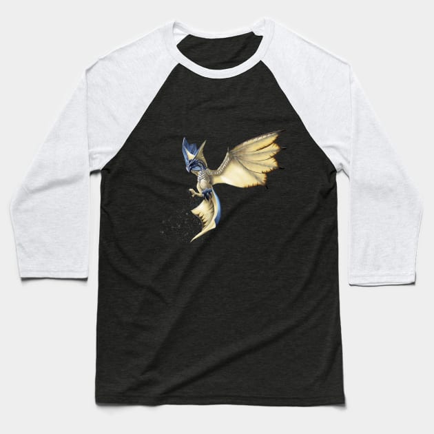 Legiana Monster Hunter with ice Baseball T-Shirt by serre7@hotmail.fr
